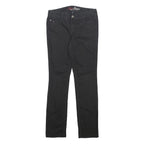 TOMMY HILFIGER Womens Slim Black Skinny Denim Jeans W30 L31 Stylish Zip Closure