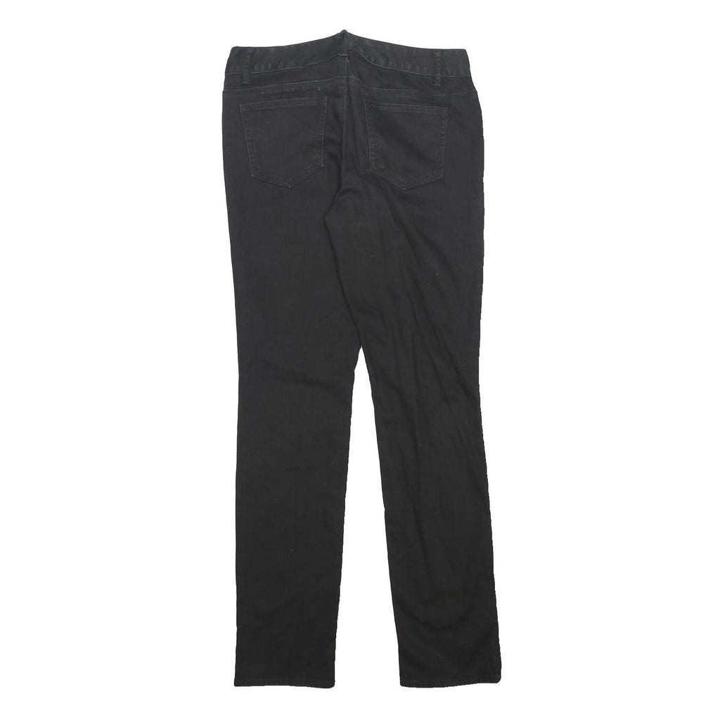 TOMMY HILFIGER Womens Slim Black Skinny Denim Jeans W30 L31 Stylish Zip Closure
