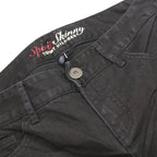 TOMMY HILFIGER Womens Slim Black Skinny Denim Jeans W30 L31 Stylish Zip Closure