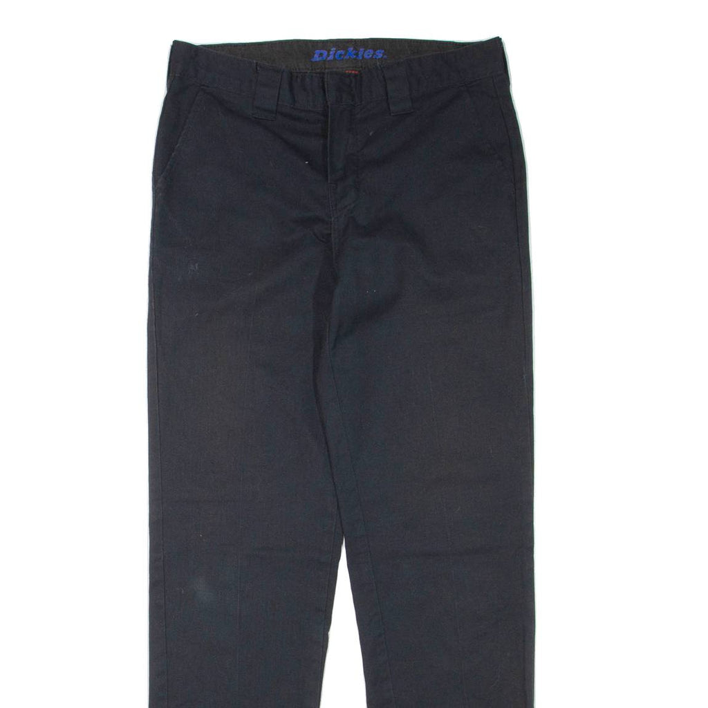 DICKIES Mens Trousers Black Regular Straight W30 L30