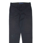 DICKIES Mens Trousers Black Regular Straight W30 L30