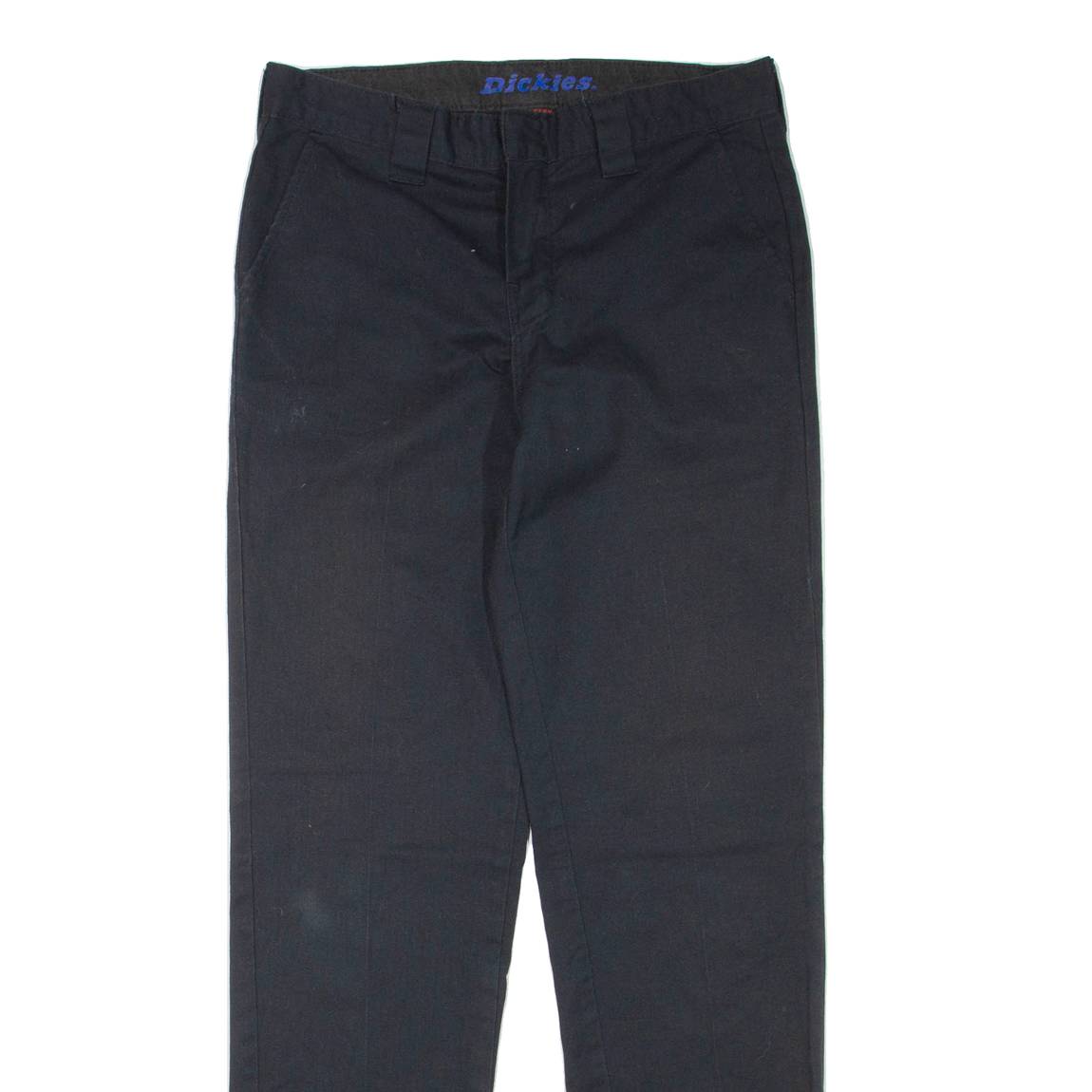 DICKIES Mens Trousers Black Regular Straight W30 L30