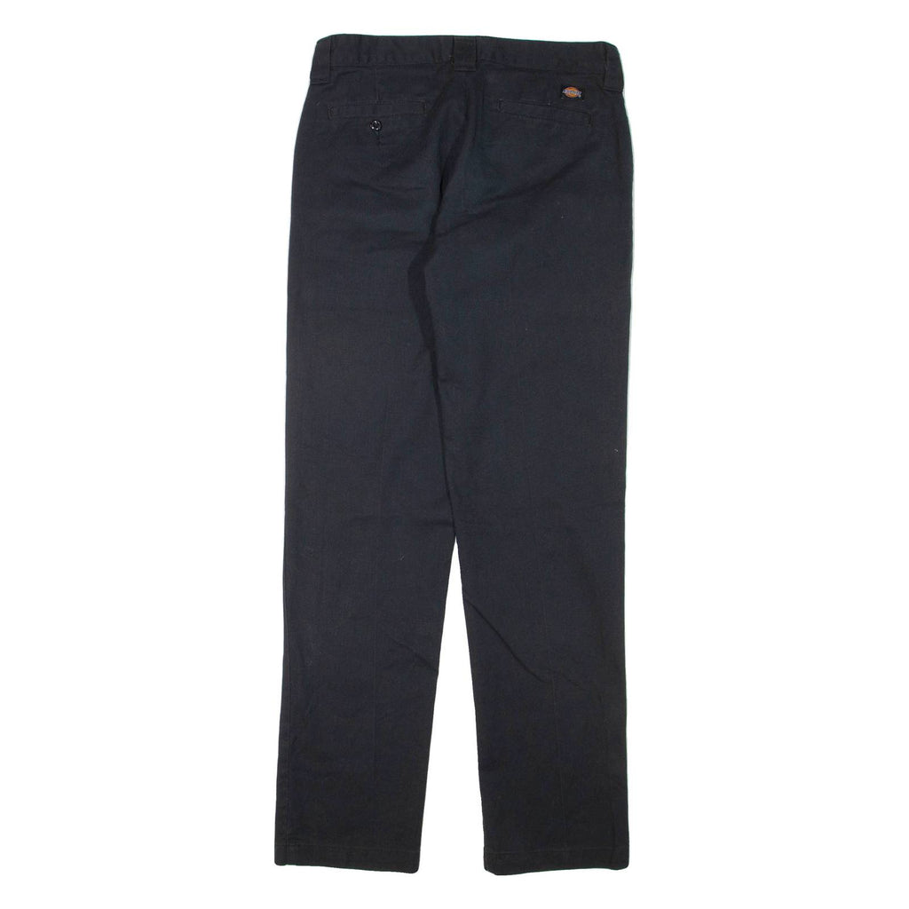 DICKIES Mens Trousers Black Regular Straight W30 L30