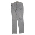 Calvin Klein Womens Slim Grey Denim Jeans Cotton Blend Zip W32 L30 Stylish Fit