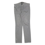 Calvin Klein Womens Slim Grey Denim Jeans Cotton Blend Zip W32 L30 Stylish Fit