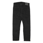 LEVI'S 502 Mens Jeans Black Regular Straight Denim Medium W30 L26 Classic Cotton
