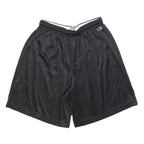 CHAMPION Mens Black Casual Shorts L W28 Sportswear Logo Polyester Comfort