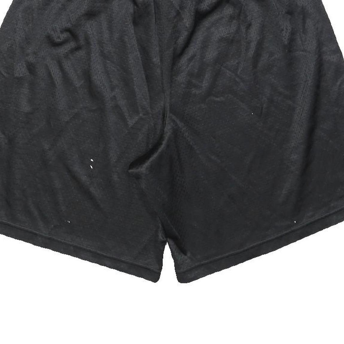 CHAMPION Mens Black Casual Shorts L W28 Sportswear Logo Polyester Comfort