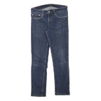 LEVI'S Mens Slim Blue Denim Medium Wash Jeans W30 L29 Zip Closure Casual Wear