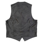 PIERRE CARDIN Mens Blazer Waistcoat Black Striped M