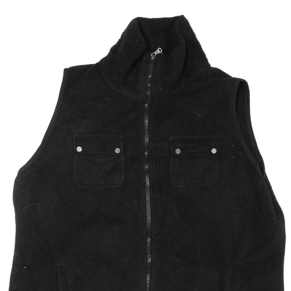 CHAPS Womens Fleece Gilet Black XL