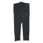 LEVI'S 510 Mens Slim Black Denim Raw W34 L27 Skinny Cotton Blend Zip Jeans
