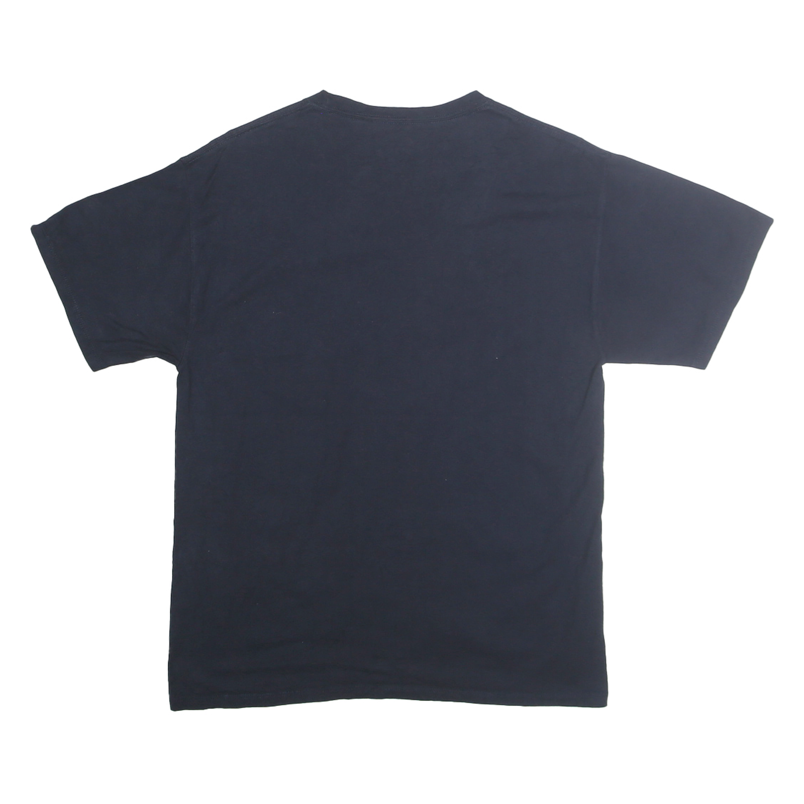 CHAMPION Mens Navy Blue Cotton T-Shirt M Short Sleeve Crew Neck Casual Logo