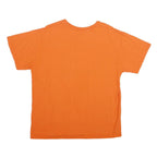 MAJESTIC Mens Orange San Francisco Baseball Graphic T-Shirt L Short Sleeve Crew