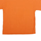 MAJESTIC Mens Orange San Francisco Baseball Graphic T-Shirt L Short Sleeve Crew