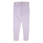 TOMMY JEANS Womens Jeans Purple Regular Skinny W27 L26