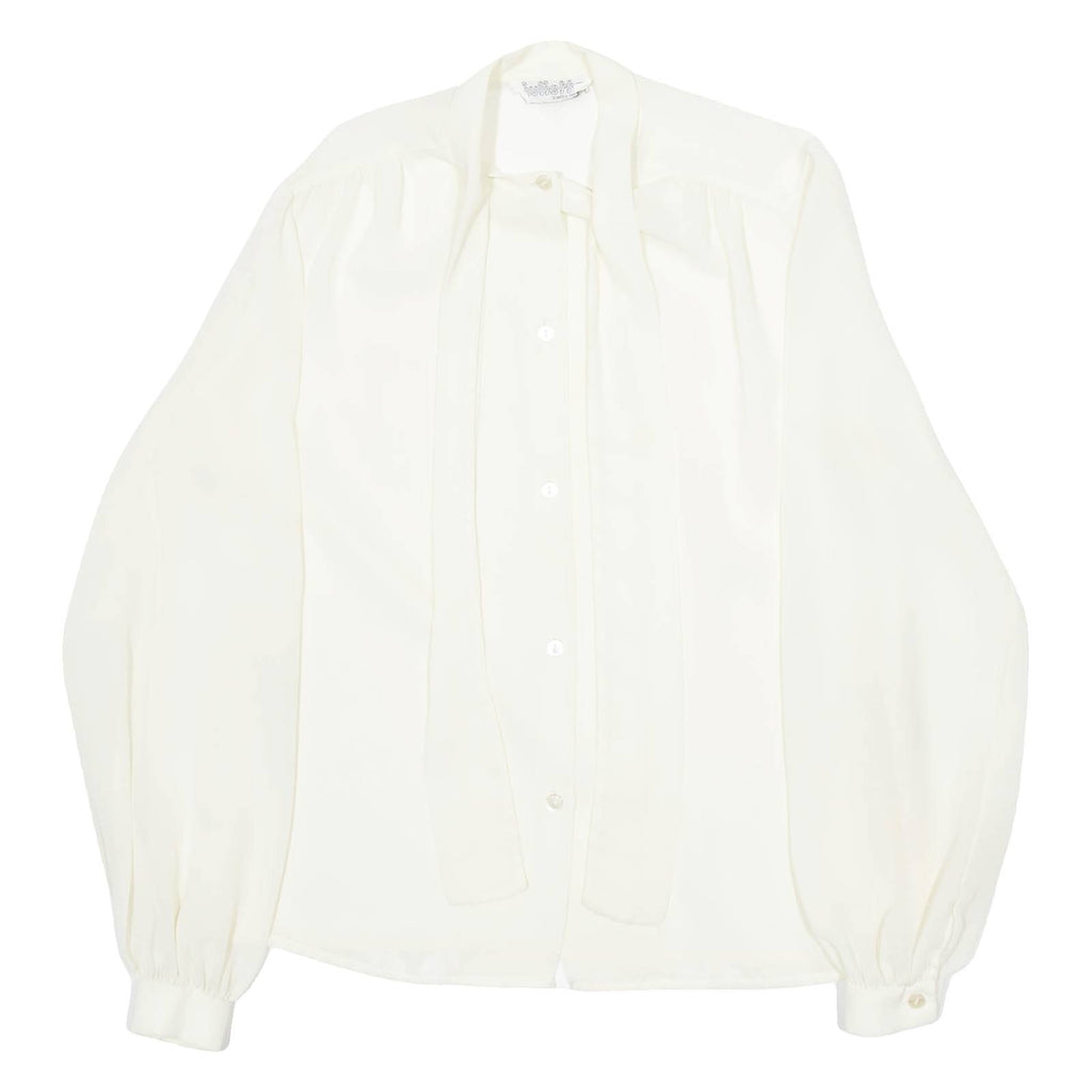 JULIETTA Womens Shirt White Long Sleeve M