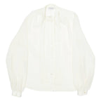 JULIETTA Womens Shirt White Long Sleeve M