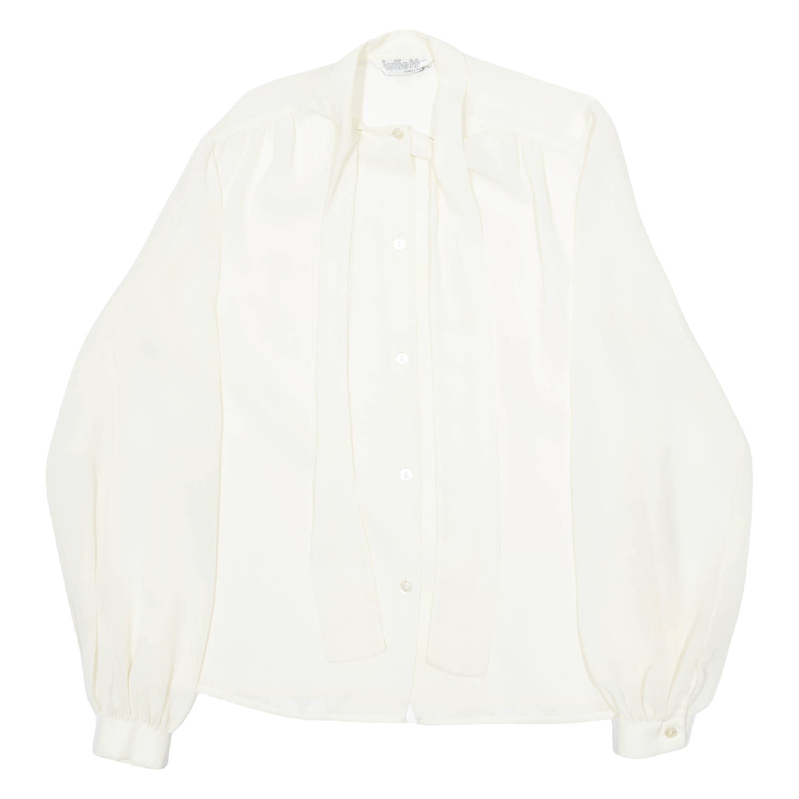 JULIETTA Womens Shirt White Long Sleeve M