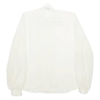 JULIETTA Womens Shirt White Long Sleeve M
