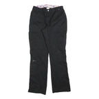 KOI Womens Cotton Blend Black Regular Straight Trousers W28 L30 Casual Workwear