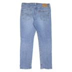 LEVI'S BIG E Distressed Mens Jeans Blue Slim Tapered Stone Wash W34 L30