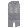 CARHARTT Mens Relaxed Workwear Jeans Grey Cotton Blend Cargo W32 L30 Durable