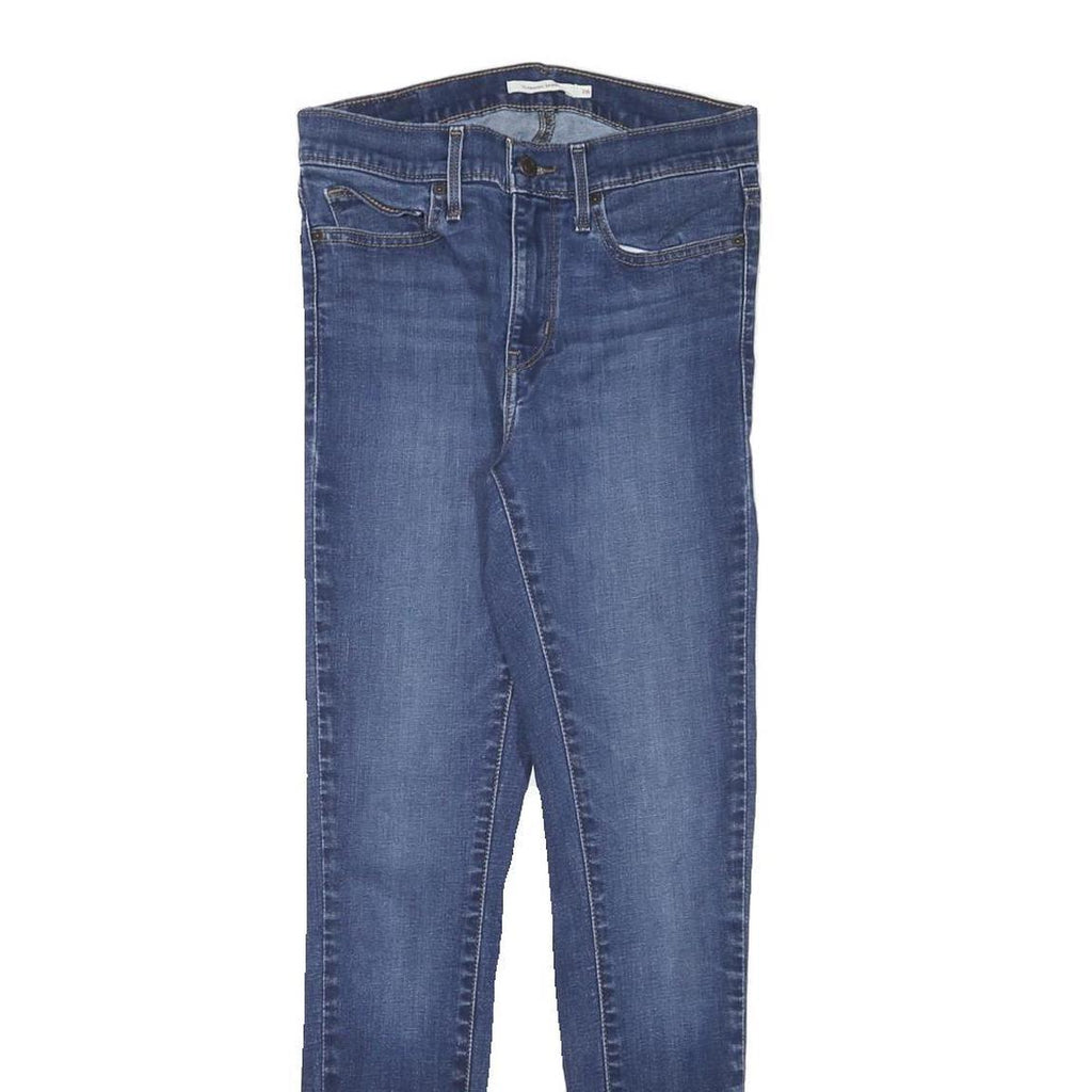 LEVI'S Womens Jeans Blue Slim Skinny Denim Medium W26 L28 Stylish Zip Closure
