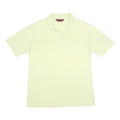 KAPPA Mens Cream Short Sleeve Plain Cotton Polo Shirt L Classic Fit Casual