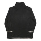 TOMMY HILFIGER Womens Black Plain Pullover Roll Neck Basic Knit M Acrylic Jumper