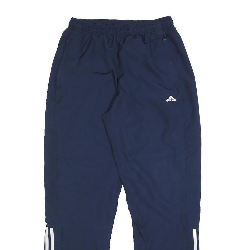 ADIDAS Mens Joggers Navy Blue Slim Tapered M W26 L29 Classic Sportswear Bottoms