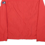 MCGREGOR Mens Red Lightweight Jacket L Polyester Blend Plain Zip Casual