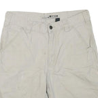 CARHARTT Mens Cotton Blend Beige Casual Shorts M W31 Relaxed Fit Utility