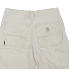 CARHARTT Mens Cotton Blend Beige Casual Shorts M W31 Relaxed Fit Utility