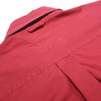 TOMMY HILFIGER Mens Red Shirt XL Classic Button Up Cotton Casual Long Sleeve