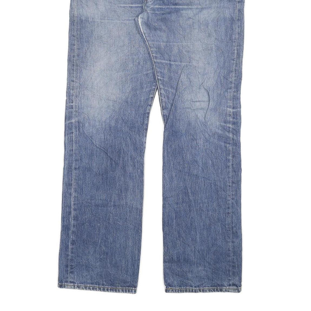 LEVI'S 501 Mens Jeans Blue Regular Straight Denim Medium W38 L34 Classic Button