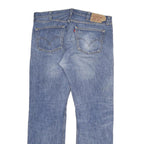 LEVI'S 501 Mens Jeans Blue Regular Straight Denim Medium W38 L34 Classic Button
