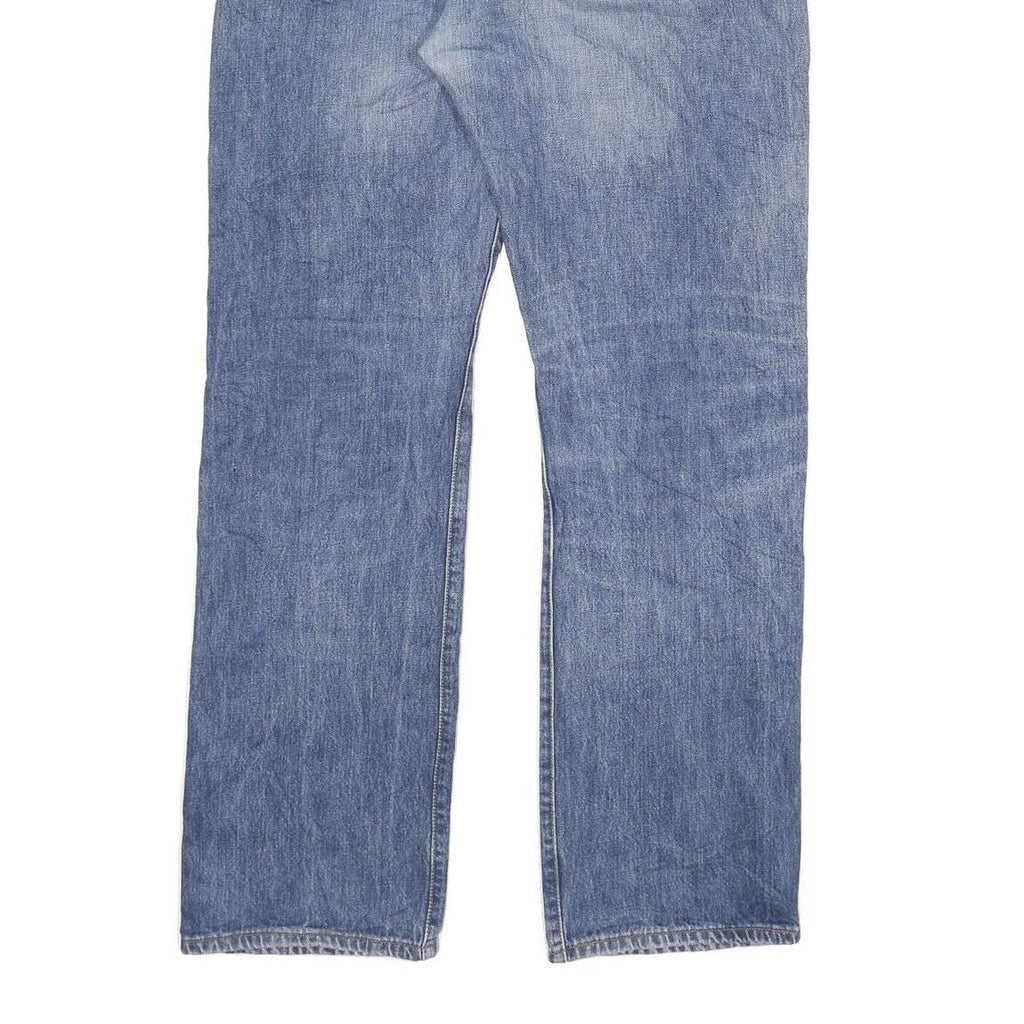 LEVI'S 501 Mens Jeans Blue Regular Straight Denim Medium W38 L34 Classic Button