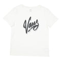 VANS Mens White Black Logo Graphic T-Shirt M Short Sleeve Crew Neck Casual