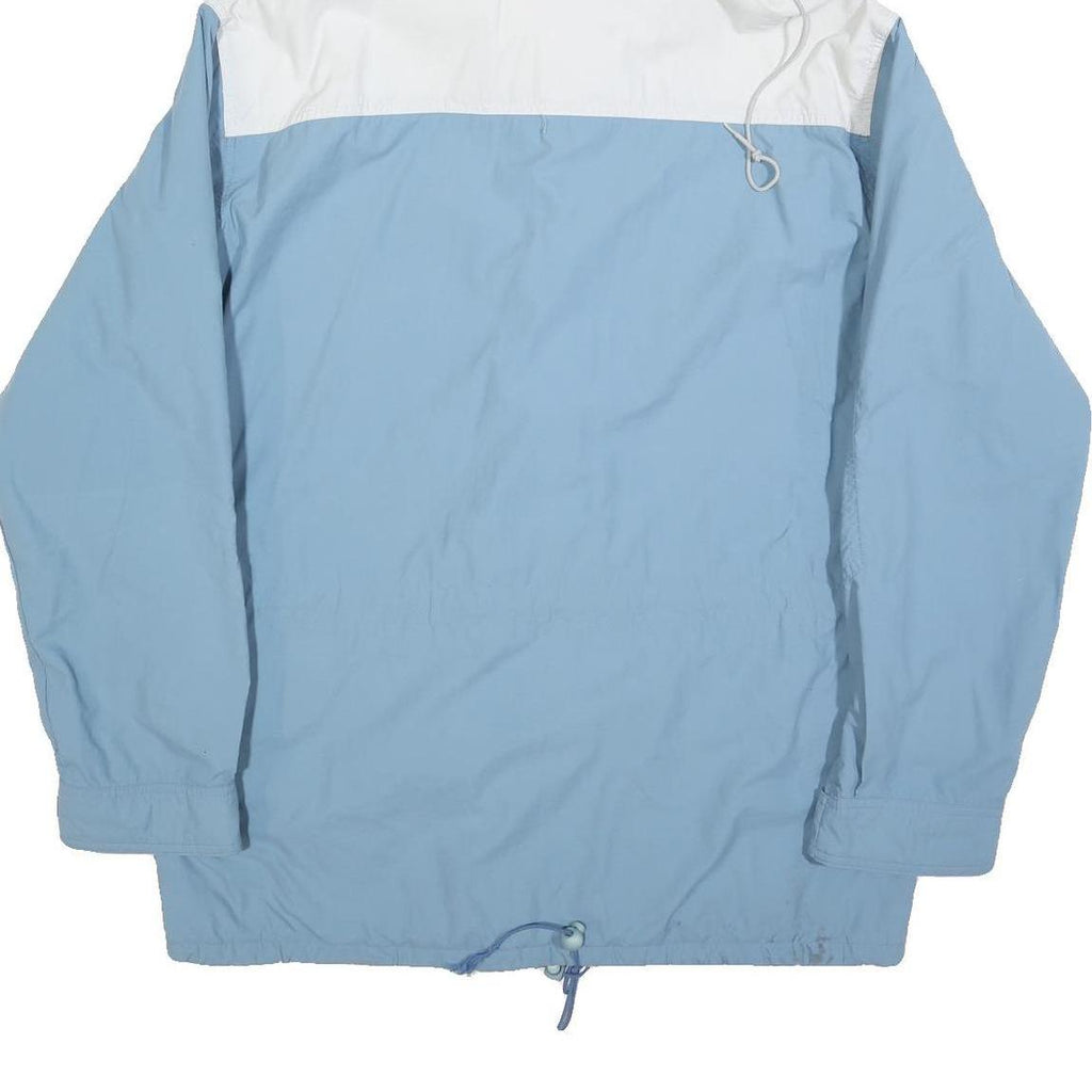 MAMMUT Mens Blue & White Outdoor Jacket L Polyester Blend Zip Hooded