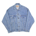 LEVI'S Mens Blue Denim Cotton Button Jacket M Classic Casual Vintage Style