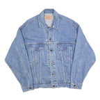 LEVI'S Mens Blue Denim Cotton Button Jacket M Classic Casual Vintage Style