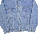 LEVI'S Mens Blue Denim Cotton Button Jacket M Classic Casual Vintage Style
