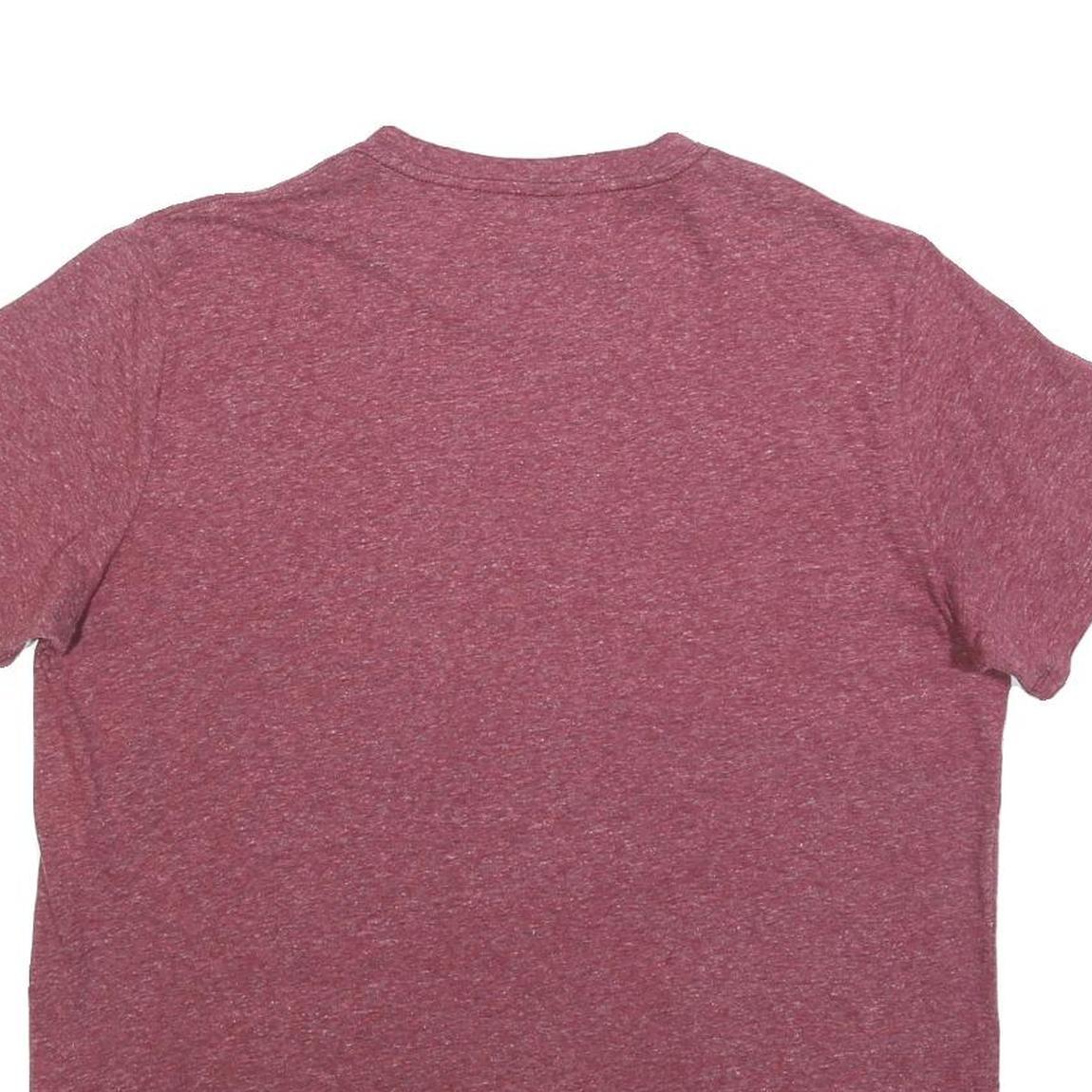 LEVI'S Mens Maroon Graphic T-Shirt XL Short Sleeve Crew Neck Cotton Blend