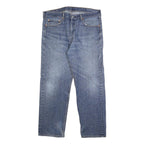 LEVI'S 505 Mens Jeans Blue Regular Straight Denim Medium W38 L30 Classic Zip