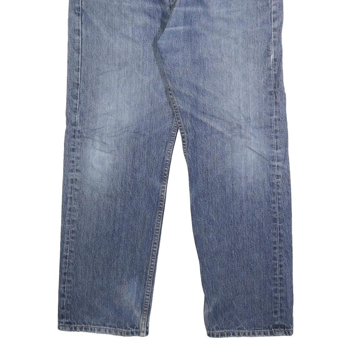 LEVI'S 505 Mens Jeans Blue Regular Straight Denim Medium W38 L30 Classic Zip