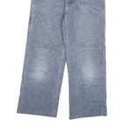 OLD NAVY Mens Regular Blue Jeans Cotton Blend W32 L26 Zip Straight Pocket