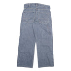 OLD NAVY Mens Regular Blue Jeans Cotton Blend W32 L26 Zip Straight Pocket