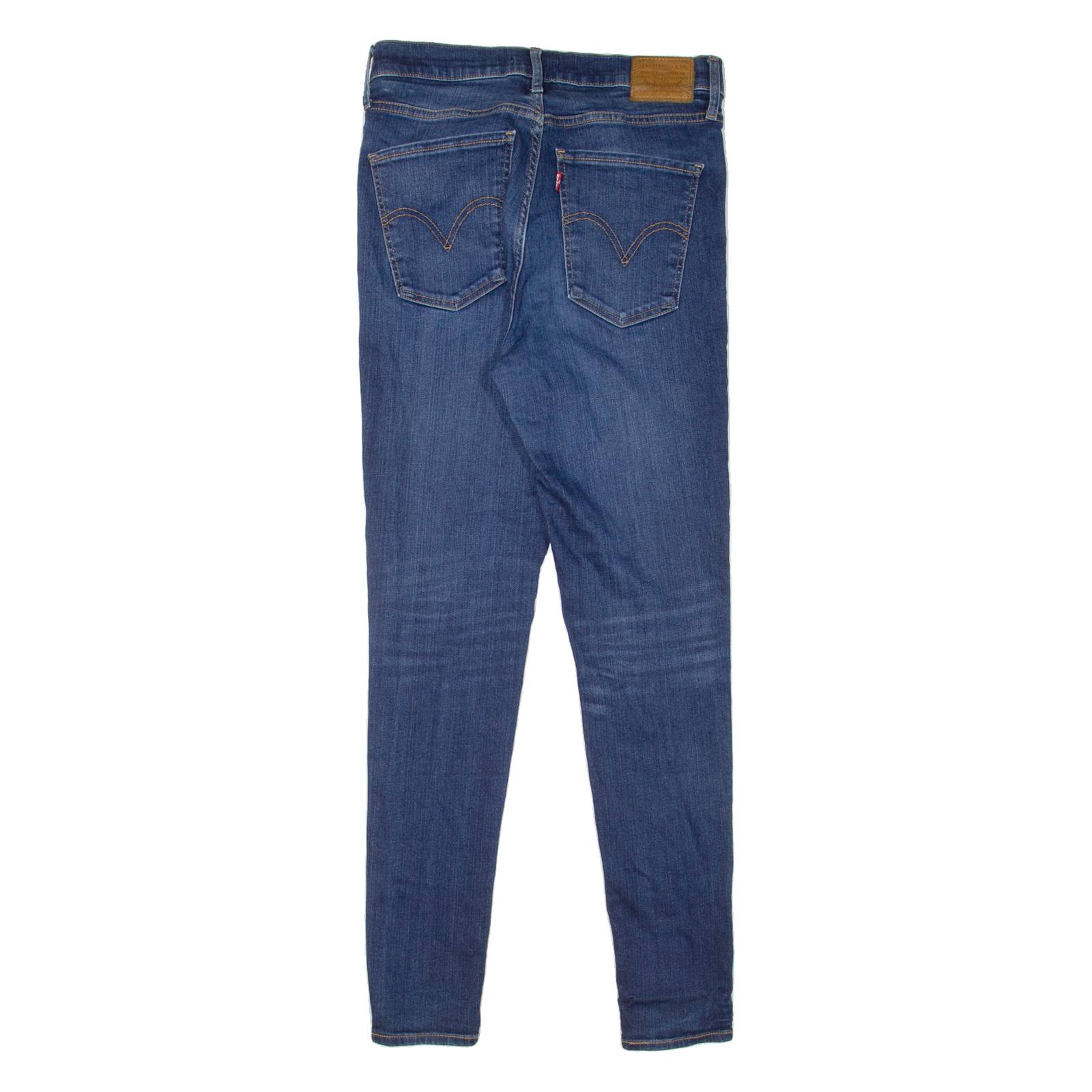 LEVI'S Mile High BIG E Womens Jeans Blue Slim Skinny W26 L30