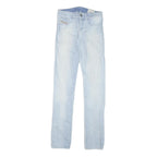 DIESEL Womens Slim Light Blue Denim Jeans W26 L32 Stylish Cotton Blend Zip